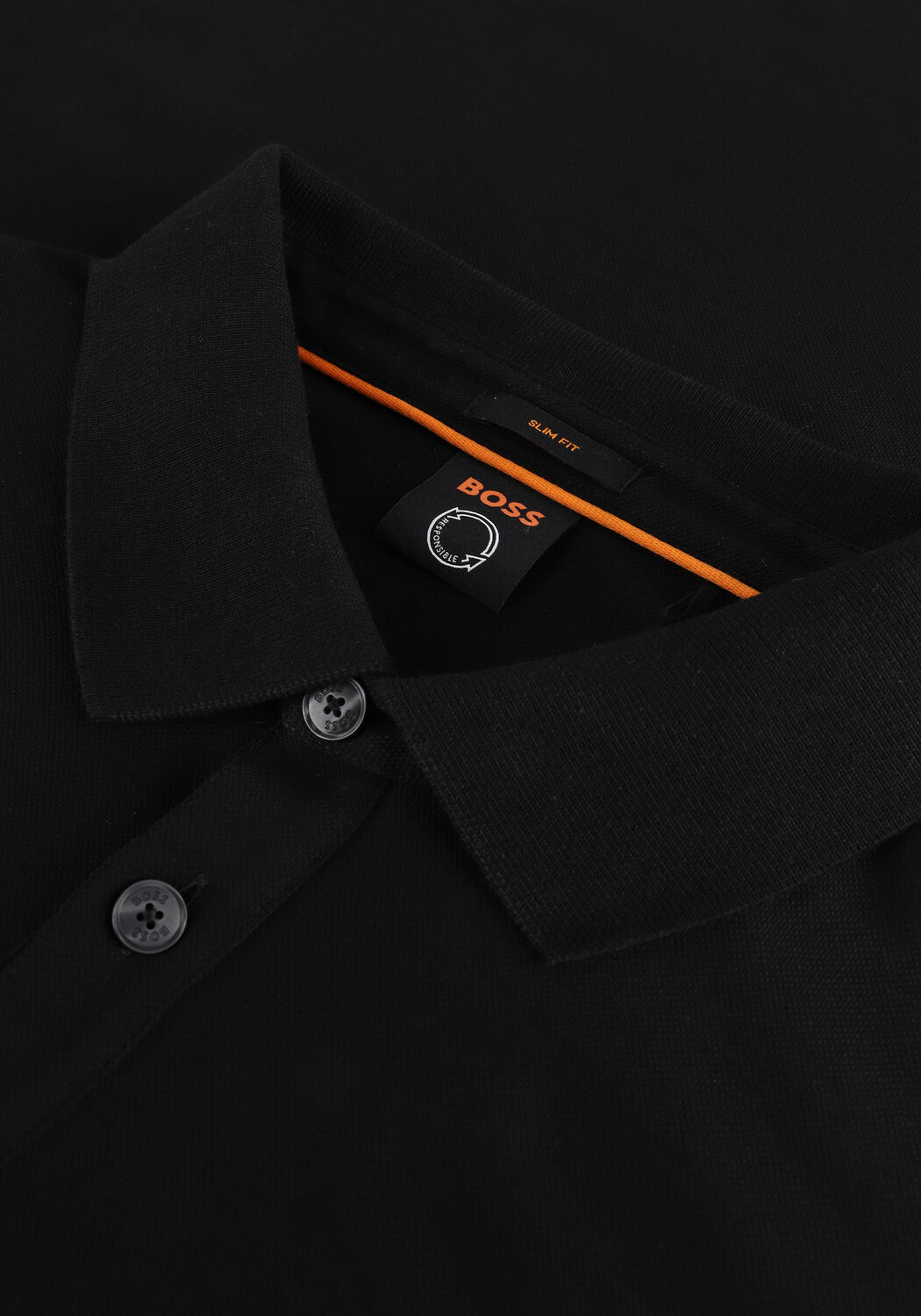 BOSS ORANGE Polo PASSERBY 10242645 01 en noir - large