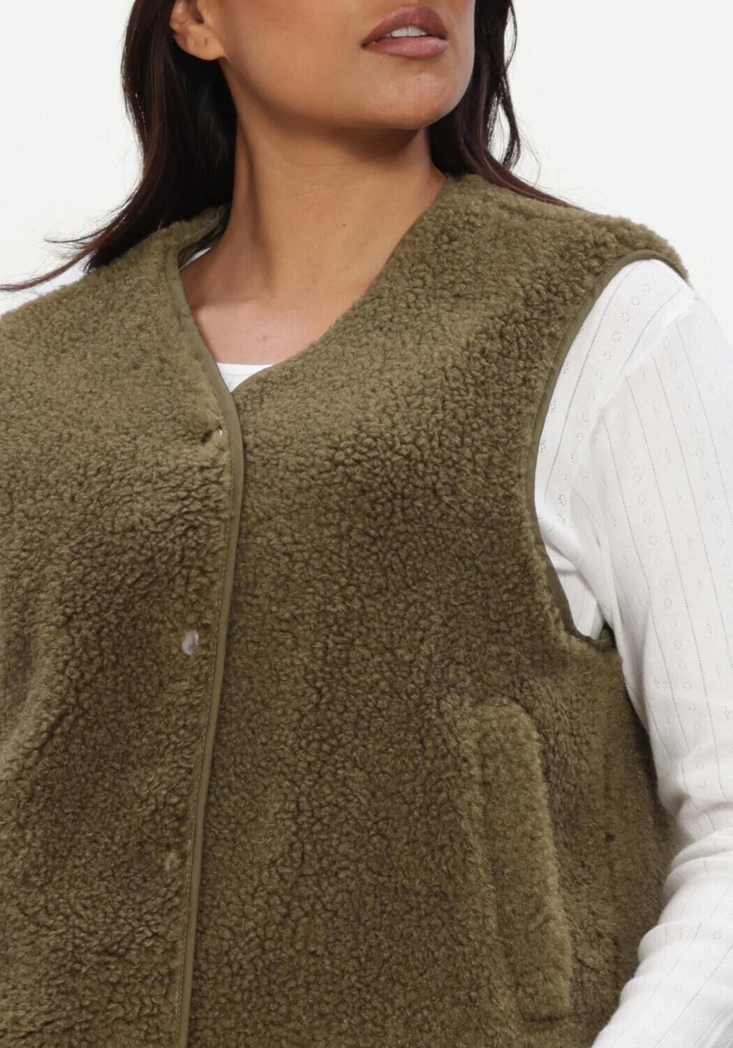 OBJECT Gilet OBJELLA WAISTCOAT NOOS Olive - large