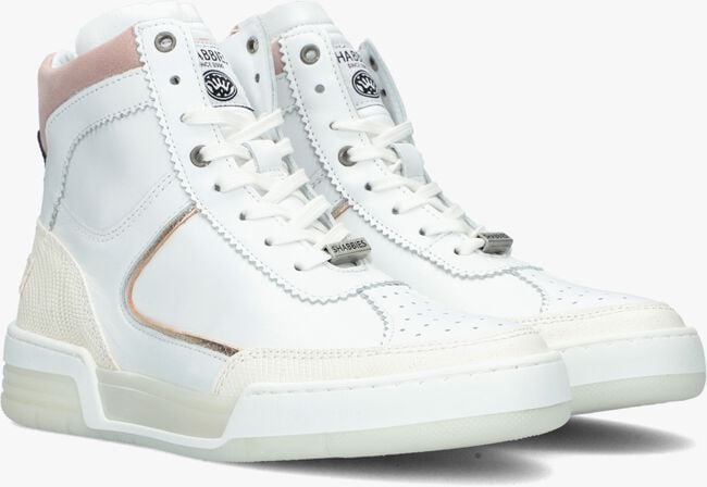 Witte SHABBIES Hoge sneaker 102020074 - large