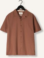 ANERKJENDT Chemise décontracté AKLEO S/S SEERSUCKER SHIRT en cognac ANERKJENDT Chemise décontracté AKLEO S/S SEERSUCKER SHIRT en cognac - medium