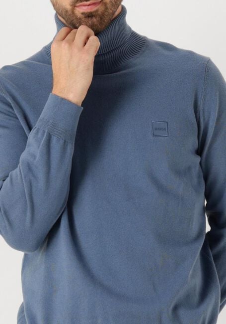 BOSS ORANGE Col roulé AKIRO_S en bleu - large