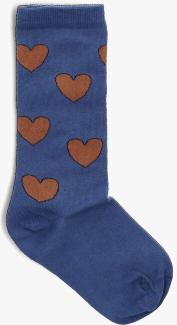 CARLIJNQ KNEE SOCKS - HEARTS Chaussettes en bleu - large