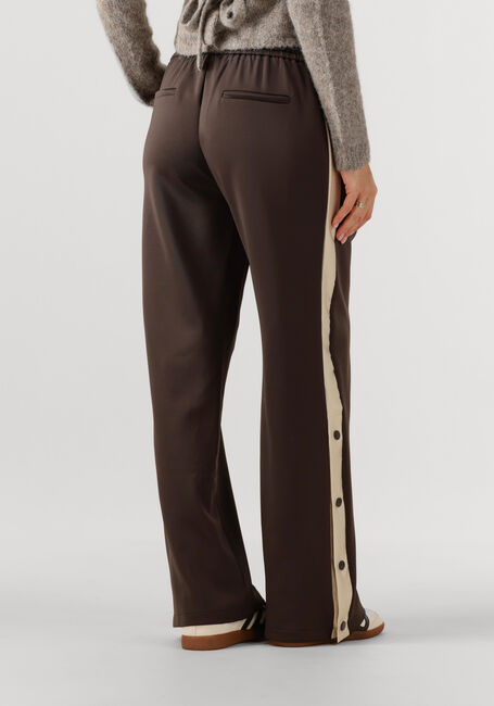 Bruine NEO NOIR Wijde broek PUGGY TRACK SUIT PANTS - large
