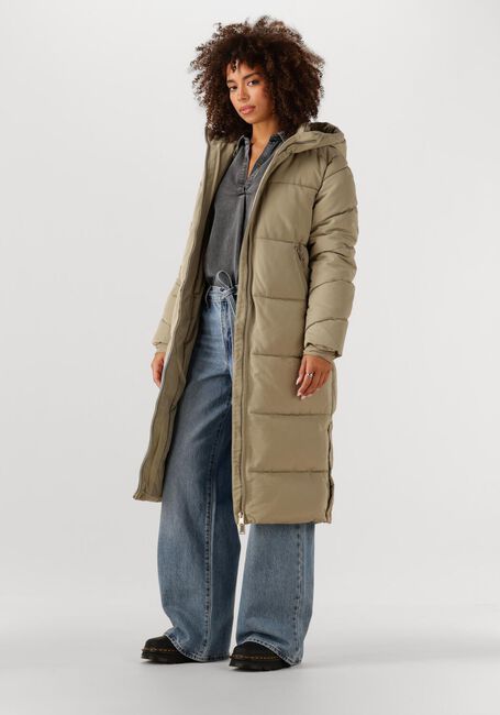 WITHBLACK Veste matelassé WBLGLORIAN LONG PUFFER JACKET Sable - large
