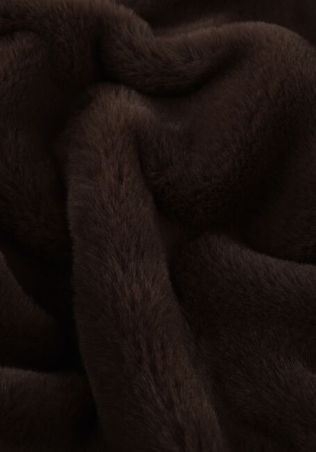 Bruine SCOTCH & SODA Faux fur jas FAUX FUR TRUCKER JACKET - large