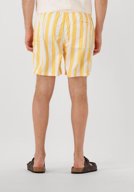 SCOTCH & SODA Shorts de bain STRIPED MID-LENGTH SWIMSHORT en jaune - large
