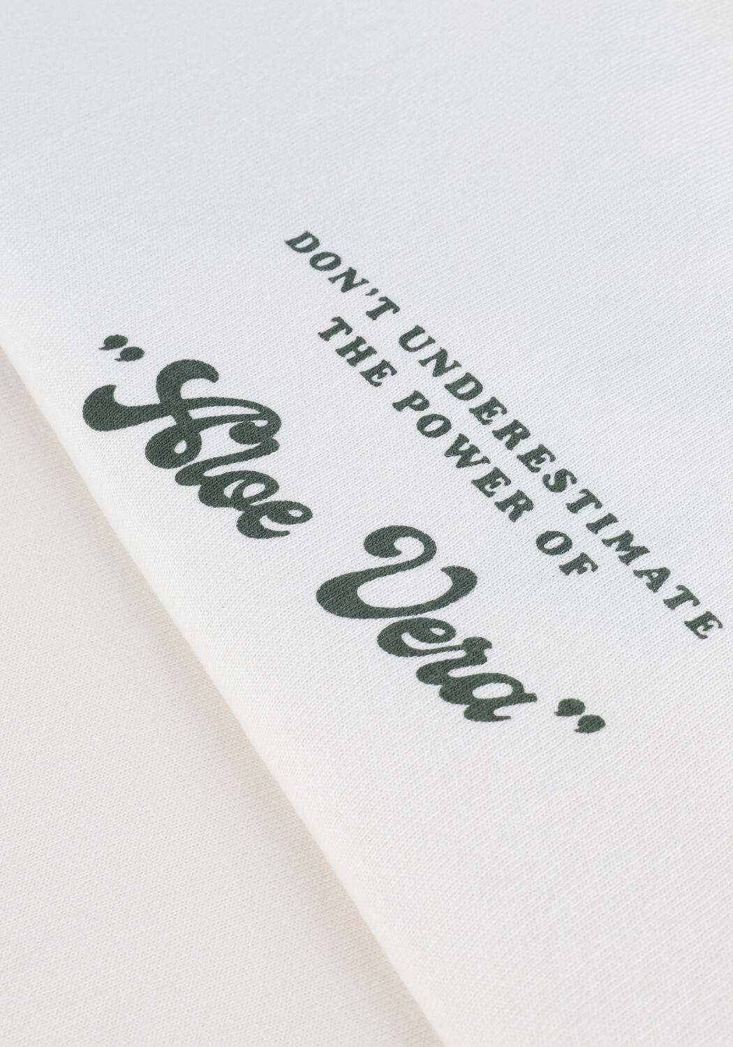 KULTIVATE T-shirt TS ALOE VERA &Eacute;cru - large