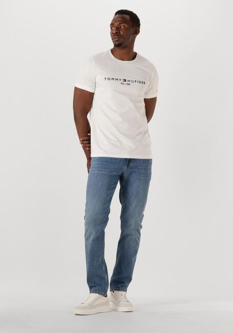 Witte TOMMY HILFIGER T-shirt TOMMY LOGO TEE - large