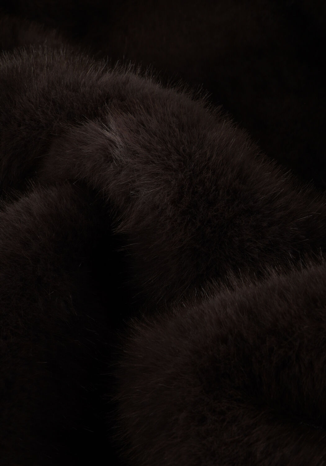 Zwarte SILVIAN HEACH Faux fur jas FUR COAT LIZOAIN - large