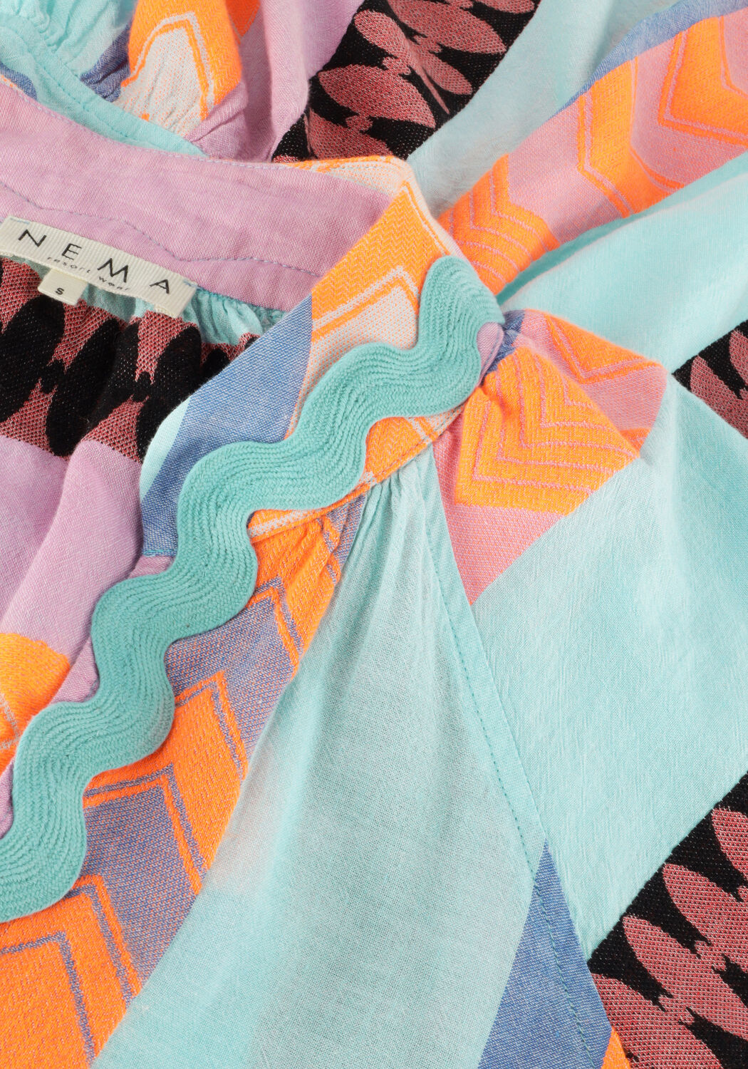 NEMA Mini robe BELLA en bleu - large