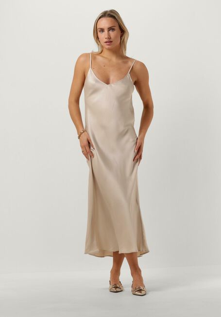 Beige RESORT FINEST Midi jurk SLIP DRESS - large