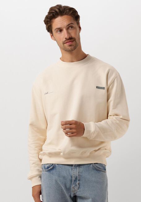 WOODBIRD Chandail WBCANE 8410 CREW Blanc - large