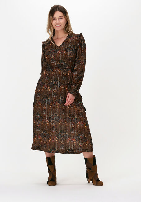 MKT STUDIO Robe midi RAKELA en marron - large