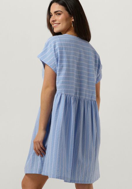 Lichtblauwe BY-BAR Mini jurk FINN DRESS - large