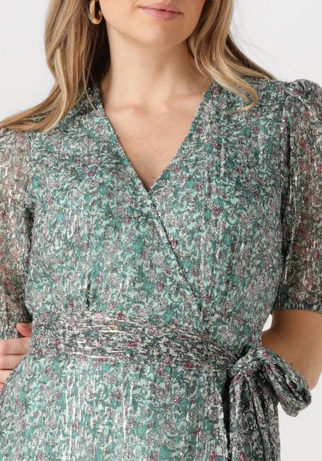 FREEBIRD Robe midi BLOSSOM SS FLOWER en vert - large