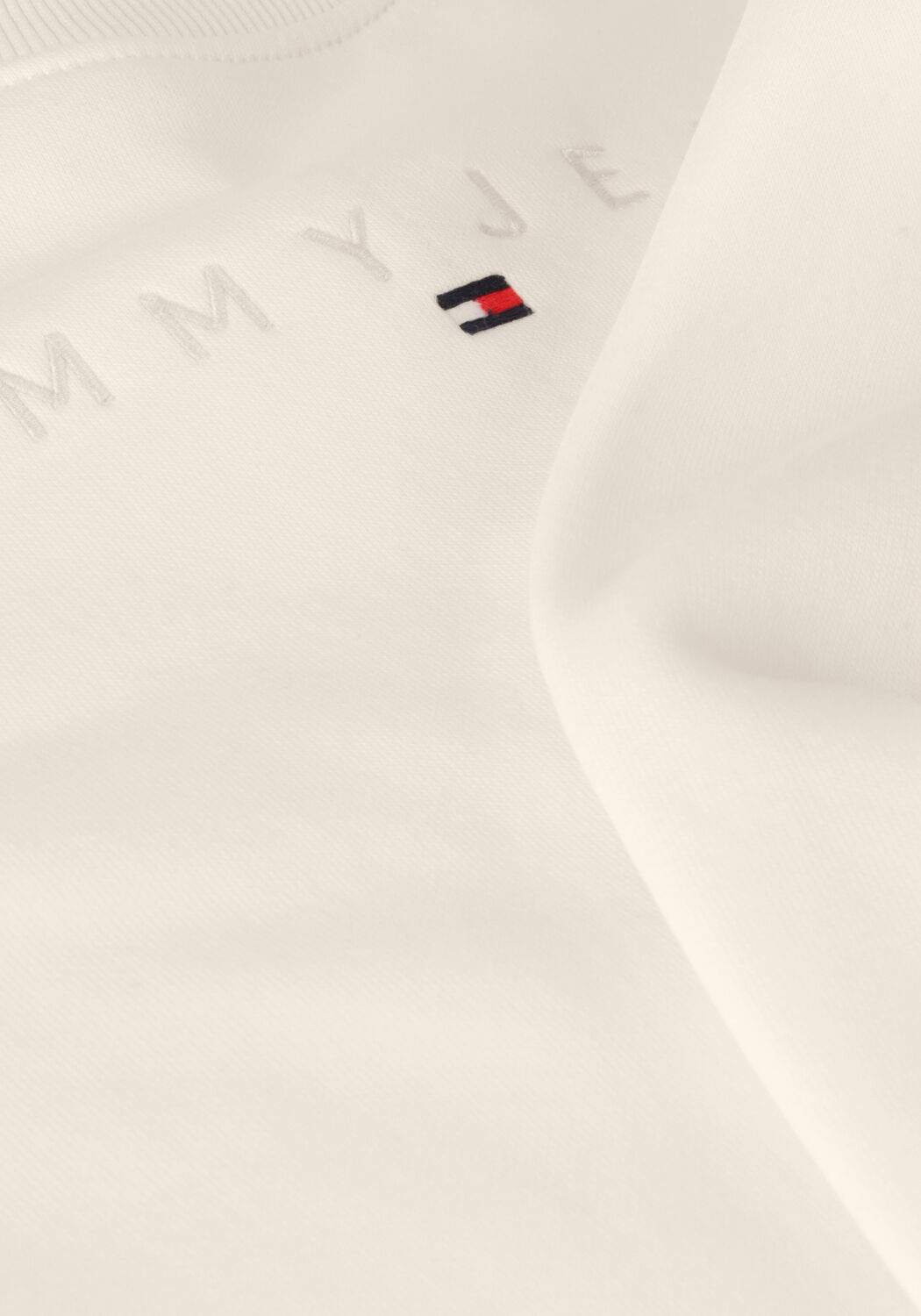 TOMMY JEANS Pull TJW REG TONAL LINEAR CREW en blanc - large