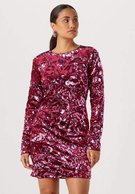 Bordeaux Y.A.S. Mini jurk YASROCOCO SL SEQUIN DRESS - large