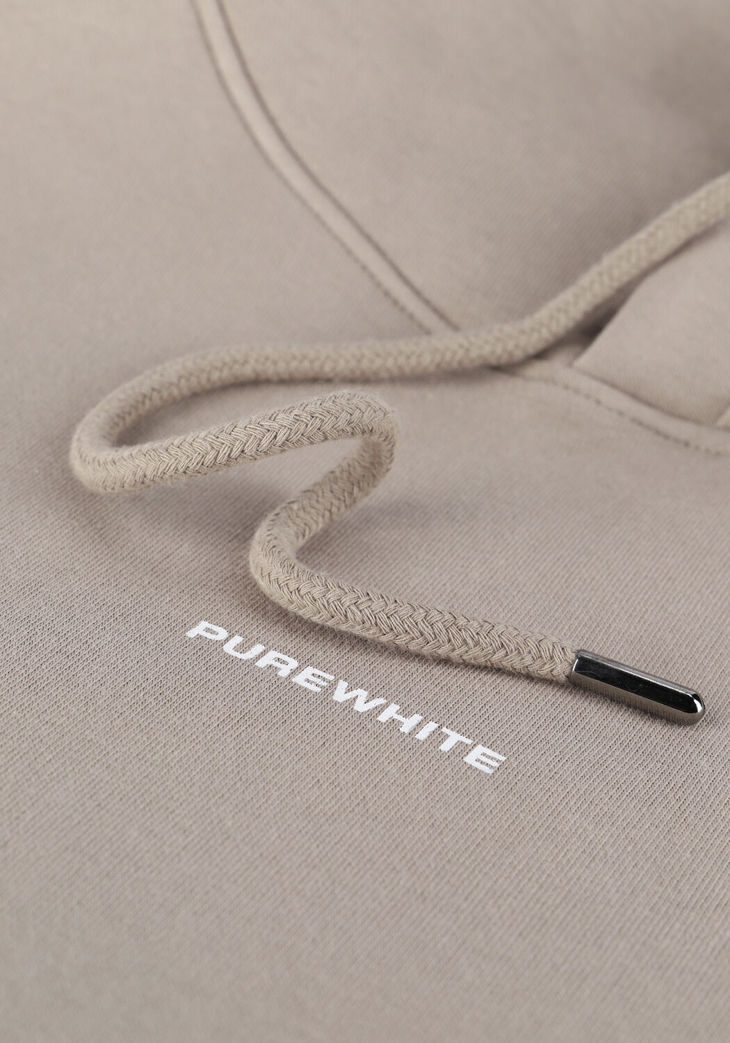 PUREWHITE Chandail PURE LOGO HOODIE en taupe - large