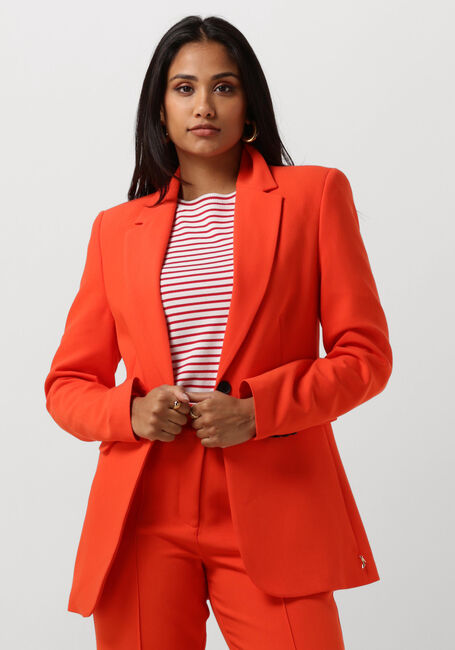 Oranje JANSEN AMSTERDAM Blazer WQ238 WOVEN BLAZER WITH LONG SLEEVE - large