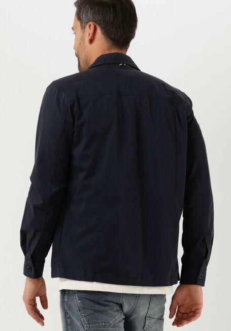 Donkerblauwe BUTCHER OF BLUE Overshirt SURFACE OVERSHIRT - large