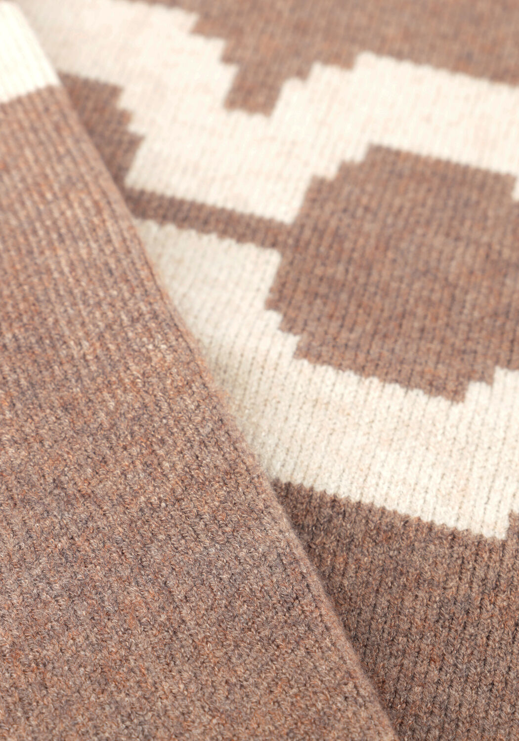 CO'COUTURE Pull ROW COCO LOGO KNIT en marron - large