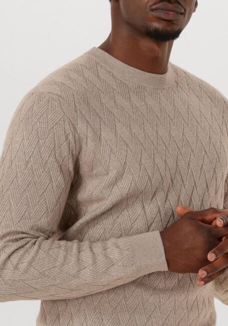 GENTILUOMO Pull ROUND LS Sable - large