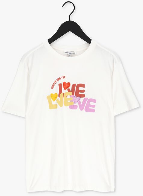 Gebroken wit HARPER & YVE T-shirt LOVE-SS - large
