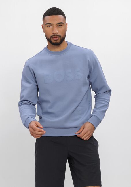 Blauwe BOSS GREEN Trui SALBO - large