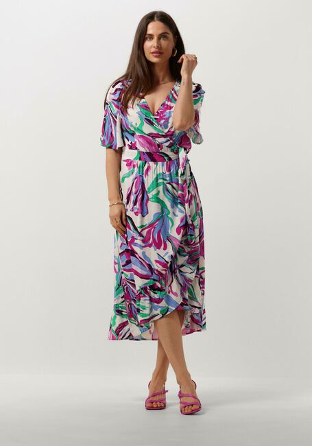 POM AMSTERDAM Robe midi FIORE DI ZUCCA DRESS en blanc - large
