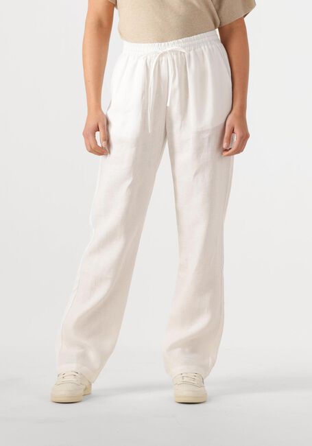 Witte RESORT FINEST Pantalon LINEN PANTS - large
