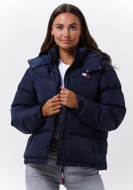 TOMMY JEANS Veste matelassé OUTERWEAR SHORT PUFF Bleu foncé - large