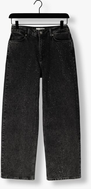Donkergrijze SELECTED FEMME Wide jeans SLFMARLEY-DIA HW DARK GREY WIDE JEANS EX - large