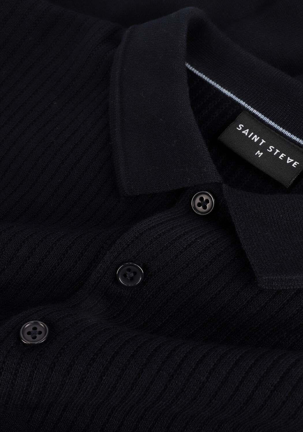 SAINT STEVE Polo GERBEN Bleu fonc&eacute; - large