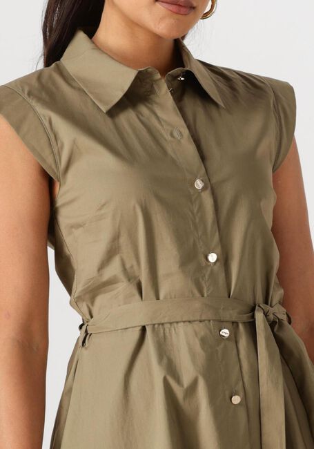 LIU JO Robe midi 3.0 ABITO CHEMISIER S/M Kaki - large