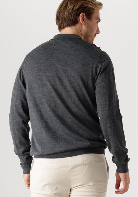 PROFUOMO Polo POLO LONG SLEEVE en gris - large