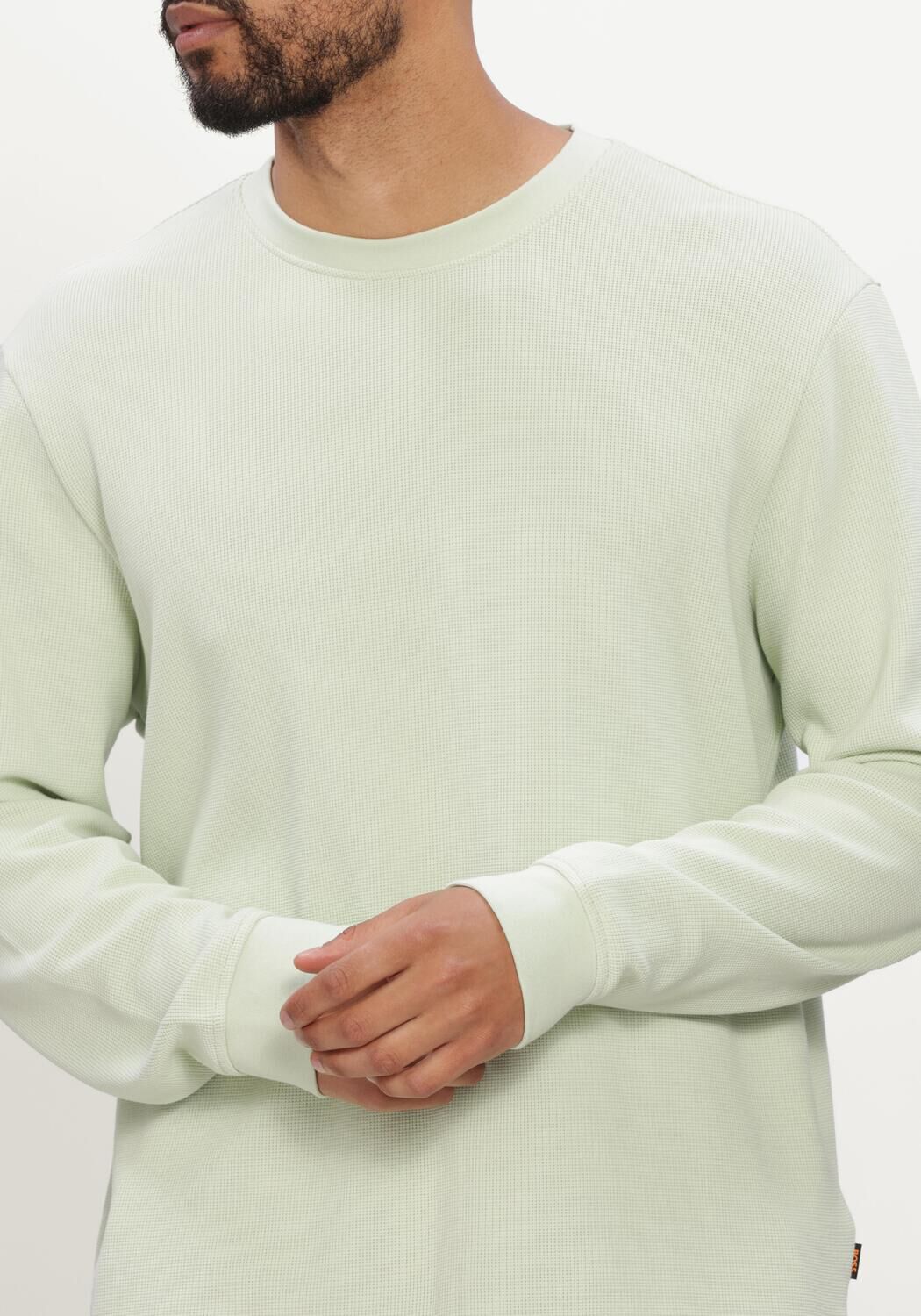 Mint BOSS ORANGE Trui WE_TEMPEST - large