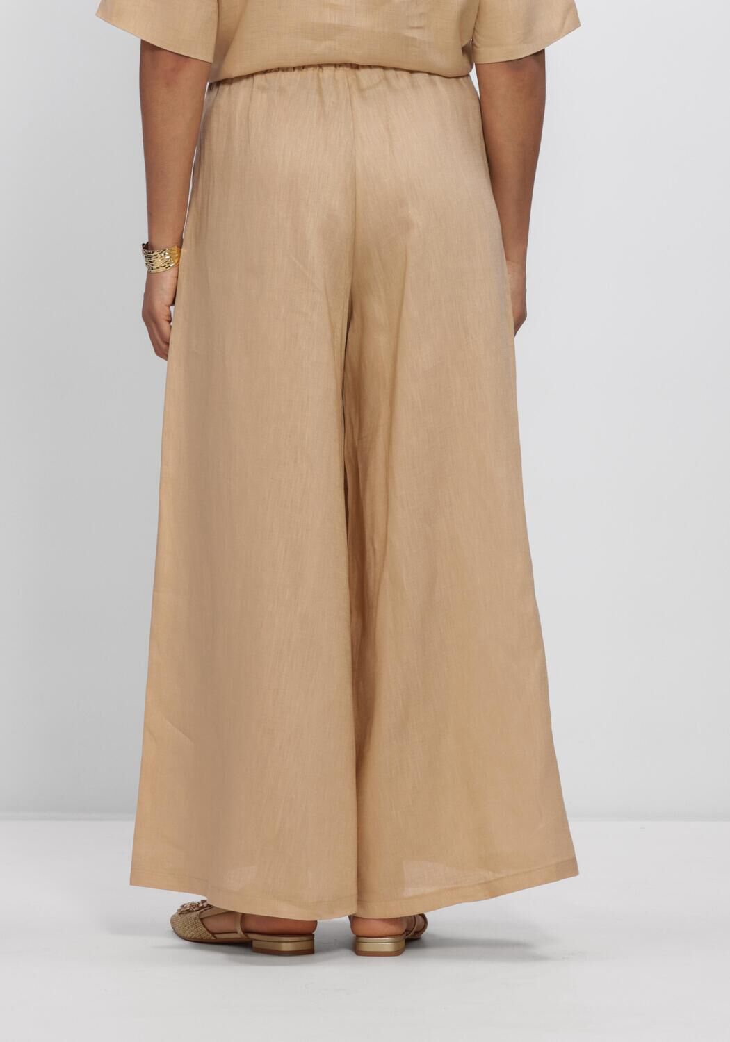 GREEK ARCHAIC KORI Pantalon large S26K-1001013 en beige - large