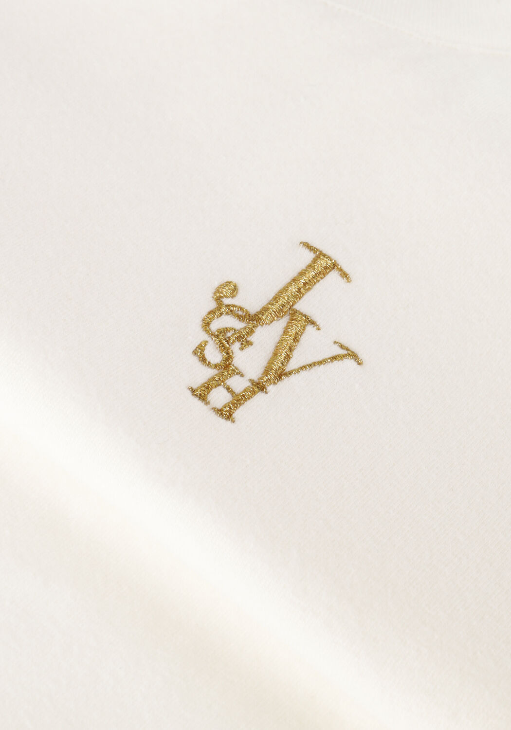 JOSH V T-shirt JV ZOE EMBROIDERY Blanc - large