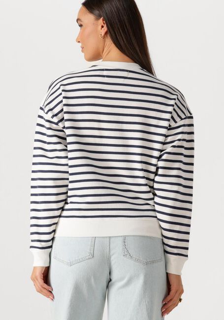 NUKUS Pull PAIGE SWEATER STRIPE en beige - large