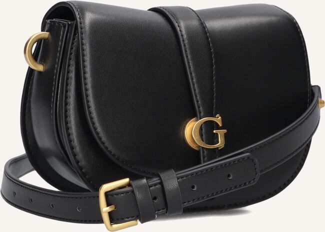 Zwarte GUESS  KUBA MINI CROSSBODY FLAP Zwarte GUESS  KUBA MINI CROSSBODY FLAP - large
