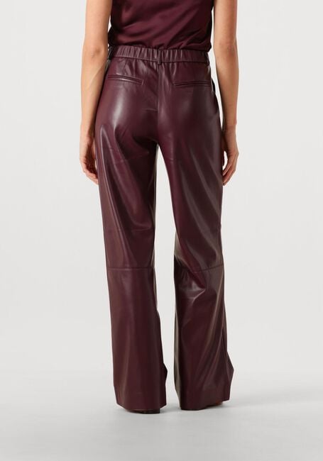 Bordeaux DANTE6 Wijde broek JULES FAUX LEATHER PANTS - large