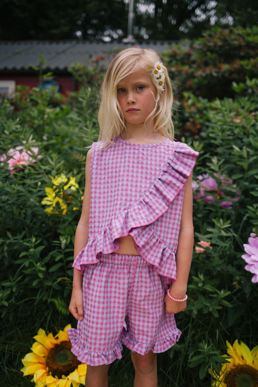 Roze DAILY BRAT Broeken/jumpsuits SASSY SHORT - large