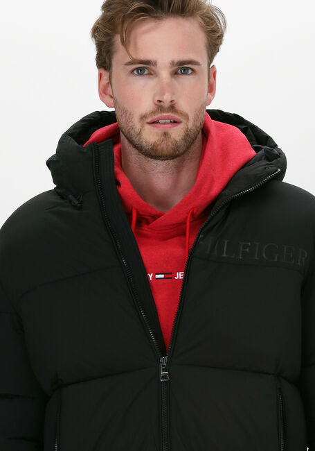 Zwarte TOMMY HILFIGER Gewatteerde jas HIGH LOFT JACKET - large