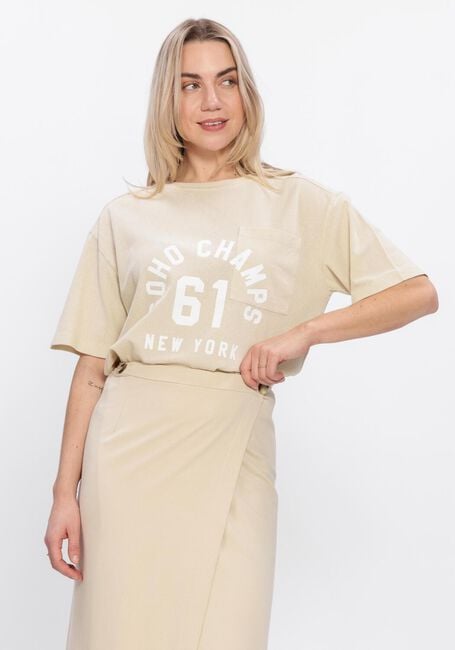 PENN & INK T-shirt T-SHIRT PRINT en beige - large