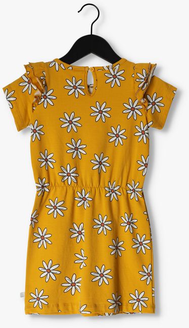 CARLIJNQ Mini robe FLOWER - RUFFLED DRESS Ocre - large