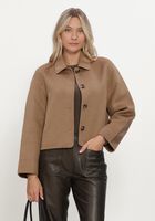 Groene STUDIO AR Jack NICOLINA WOOLBLEND