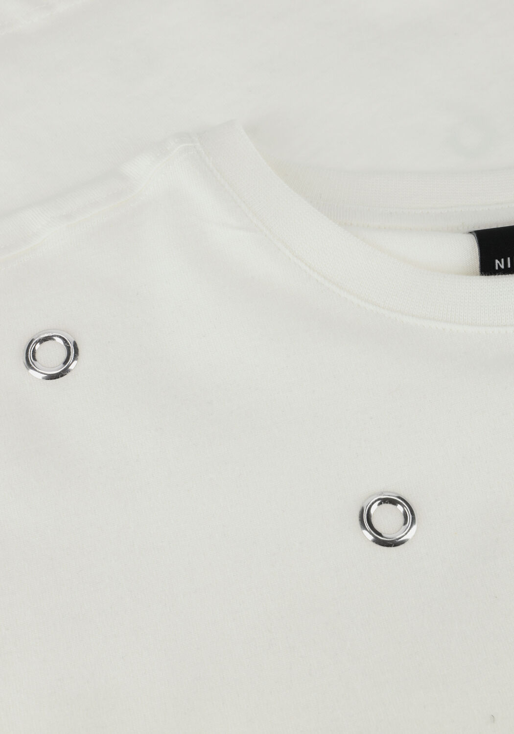 NIK & NIK T-shirt EYELET T-SHIRT en blanc - large