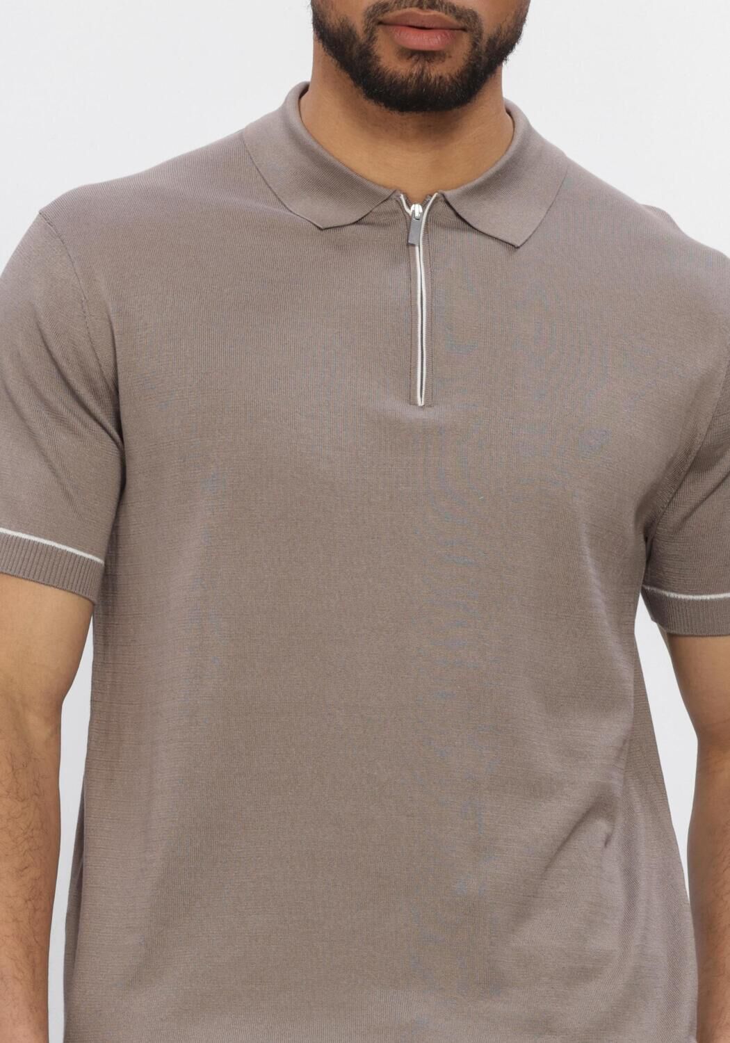 STEFANO LAURAN Polo POLO BASTIAN en taupe - large