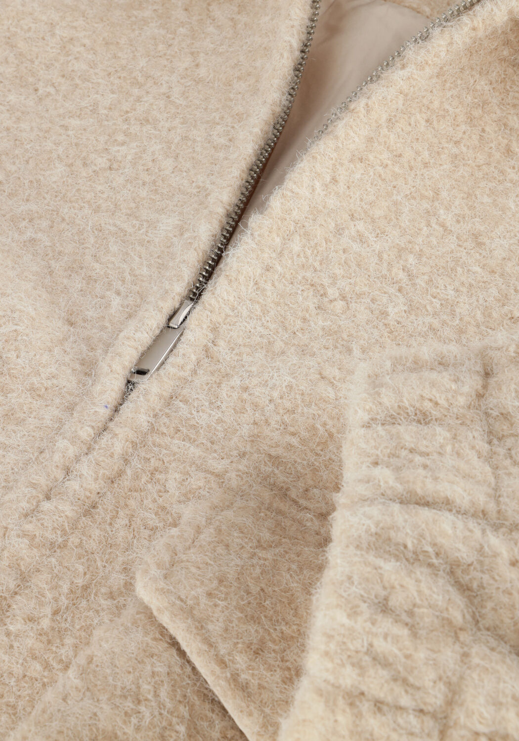 Beige CIRCLE OF TRUST Teddy jas REESE JACKET - large