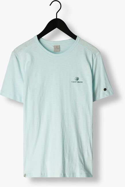 CAST IRON T-shirt SHORT SLEEVE R-NECK SLUB JERSEY en bleu - large